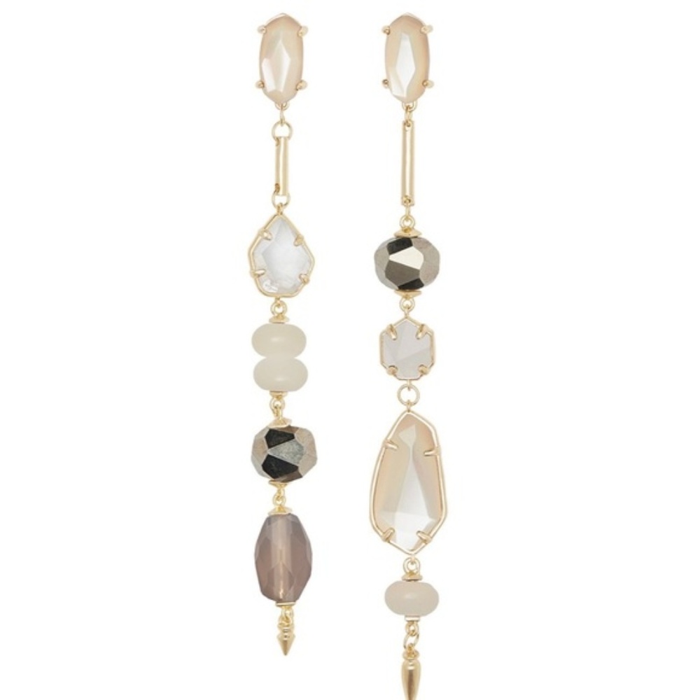 AUTH. Kendra Scott Asymmetrical Cosette Earrings
